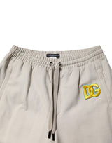 Dolce & Gabbana Multicolor Cotton DG Jogger Sweatpants Pants