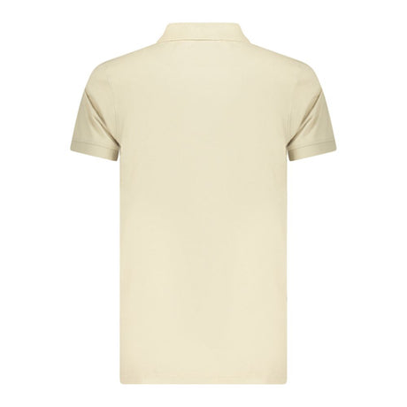 Norway 1963 Beige Cotton Men Polo Shirt