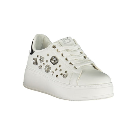 Laura Biagiotti White Polyurethane Women Sneaker