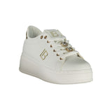 Laura Biagiotti White Polyester Platform Sneakers