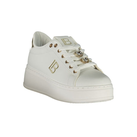 Laura Biagiotti Bianco Polyurethane Women Sneaker