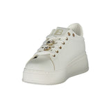 Laura Biagiotti White Polyester Platform Sneakers