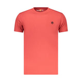 Timberland Red Organic Cotton Men T-Shirt