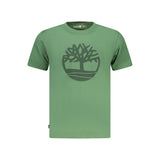 Timberland Verde Cotton Men T-Shirt