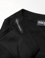 Dolce & Gabbana Black Cotton Sleeveless Men Tank Top T-shirt
