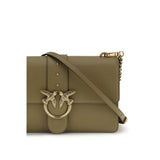 PINKO Bicolor Calf Leather Bos Taurus Shoulder Bag