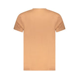 Iceberg Marrone Cotton Men T-Shirt