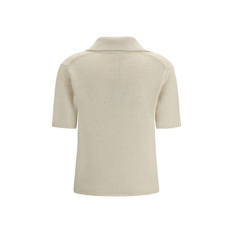 Gabriela Hearst Beige Cashmere Polo Shirt