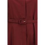 Gabriela Hearst Bordeaux Cotton Casual Dress