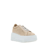 Casadei Beige Other Fibres Chunky Sneakers