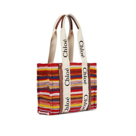 Chloé Multicolor Wool Tote Bag