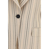 Dolce & Gabbana Multicolor Viscose Full-Length Jacket