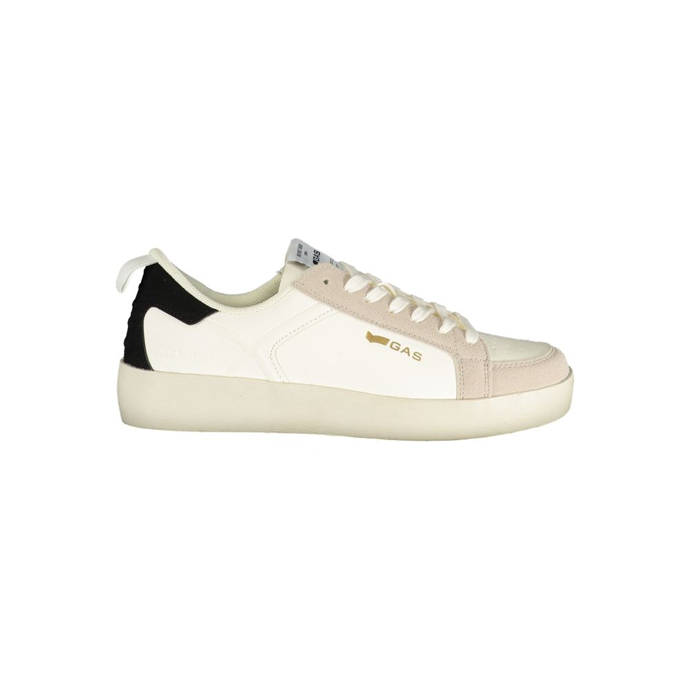 Gas Bianco Polyurethane Women Sneaker