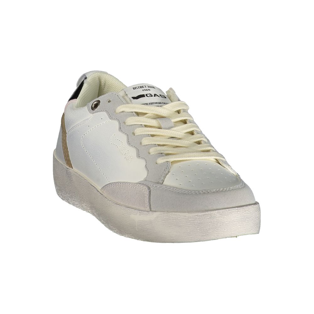 Gas Gray Polyester Athletic Sneakers
