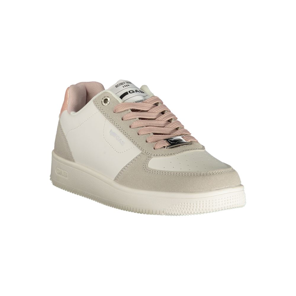 Gas White Polyurethane Women Sneaker
