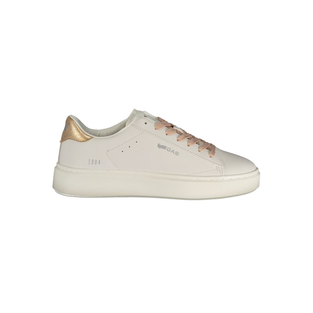 Gas Bianco Polyurethane Women Sneaker