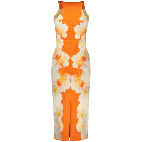 Desigual Arancione Viscosa Women Dress