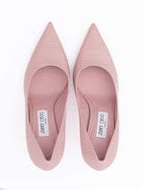 Jimmy Choo Pink Lizard Printed Leather Love 85 Pumps