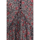 Marant Etoile Purple Cotton Casual Dress