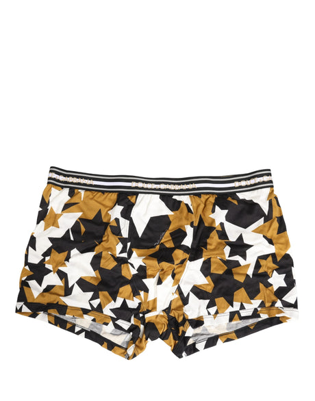 Dolce & Gabbana Multicolor Stars Print Regular Boxer Underwear