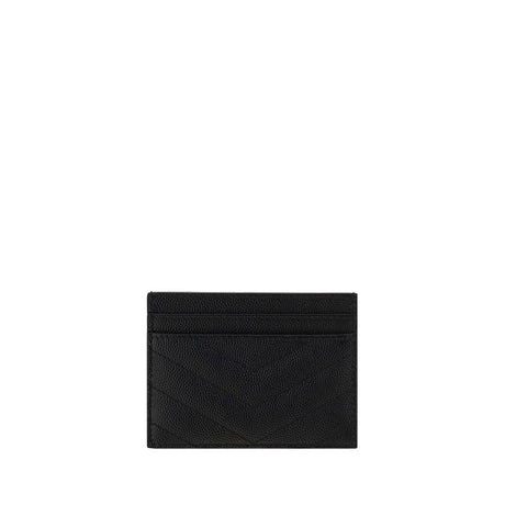 Saint Laurent Black Calf Leather Bos Taurus Wallet