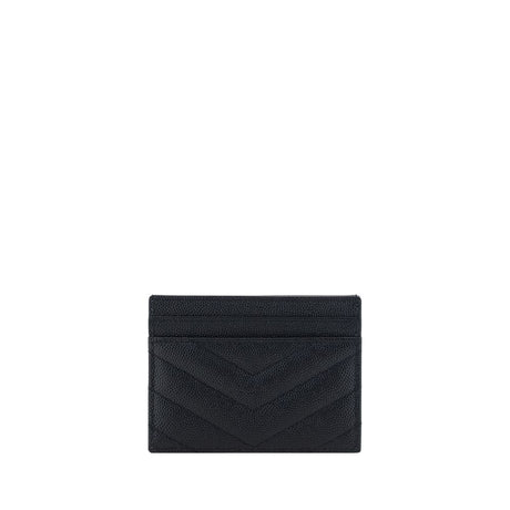 Saint Laurent Black Calf Leather Bos Taurus Wallet