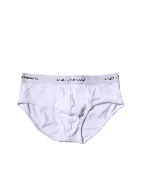Dolce & Gabbana White Logo Waistband Men Brando Brie Underwear