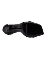 Jimmy Choo Black Leather Verity 100 Sandals