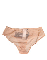 Dolce & Gabbana Beige Lace Cheekini Lingerie Panty Brief Underwear