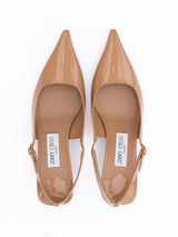 Jimmy Choo Biscuit Amel 50 Slingback Pumps