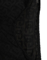 Dolce & Gabbana Black Cotton DG Logo High Waist Girdle Underwear