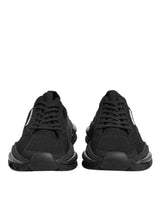 Dolce & Gabbana Black Airmaster Low Top Men Sneakers Shoes