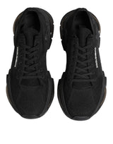 Dolce & Gabbana Black Airmaster Low Top Men Sneakers Shoes