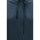 Giorgio Armani Blue Silk Blouse