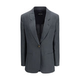 Giorgio Armani Gray Linen Jacket