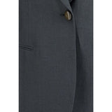 Giorgio Armani Gray Linen Jacket