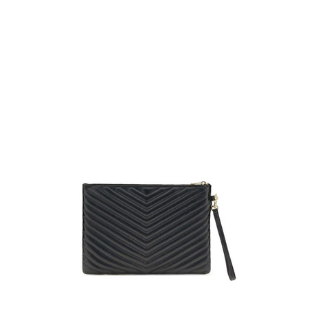 Saint Laurent Black Calf Leather Bos Taurus Wallet