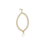 Saint Laurent Gold Brass Bracelet