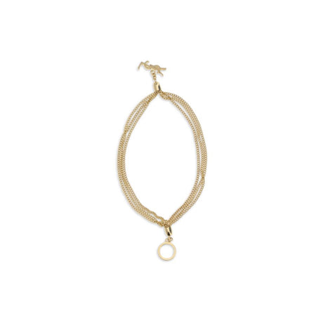 Saint Laurent Gold Brass Bracelet