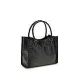 Balenciaga Black Lamb Ovis Aries Aries Shoulder Bag