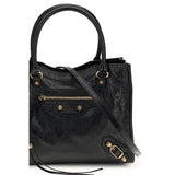 Balenciaga Black Lamb Ovis Aries Aries Shoulder Bag