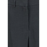Giorgio Armani Gray Linen Casual Pants