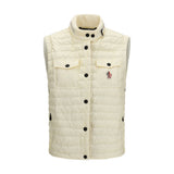 Moncler Grenoble Beige Polyamide Sleeveless Jacket