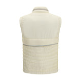 Moncler Grenoble Beige Polyamide Sleeveless Jacket