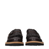 Eleventy Brown Leather Slip-On Loafers