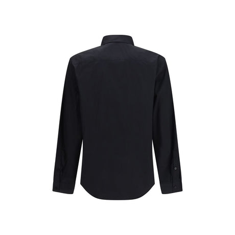Versace Jeans Black Cotton Dress Shirt