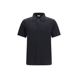 Burberry Blue Cotton Polo Shirt