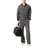 Lacoste Gray Wool Cardigan