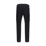 C.P. Company Black Cotton Cargo Pants