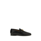 Valentino Garavani Black Goatskin Slip-On Loafers